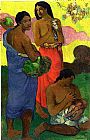 Paul Gauguin Famous Paintings - Maternity II